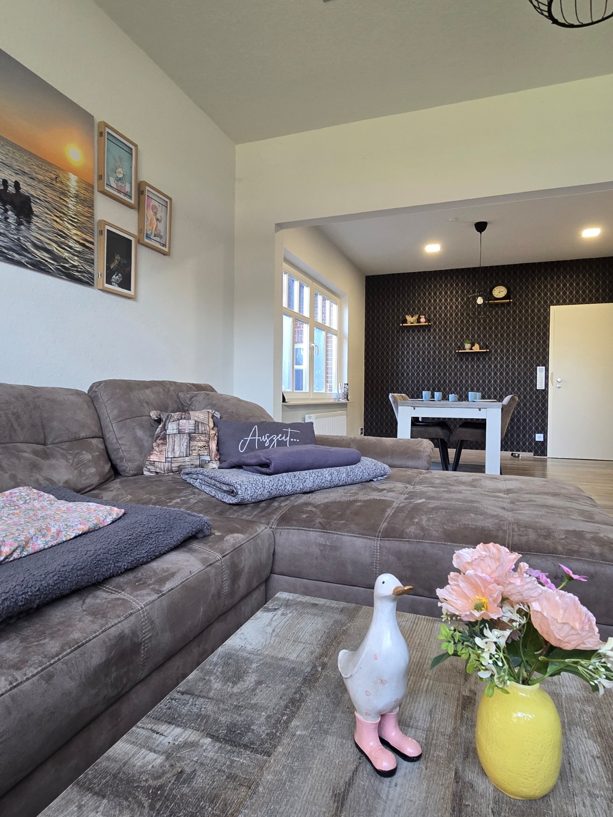 Musterwohnung – Blick vom Sofa